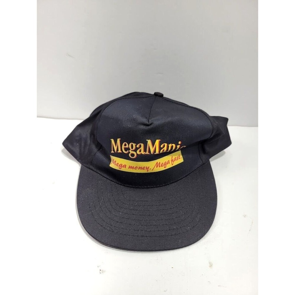 RARE Vintage MegaMania Mega Money / Mega Fast Snapback Hat